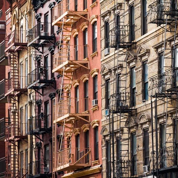 Guía de Nueva York - Inicio - Escaleras de incendio